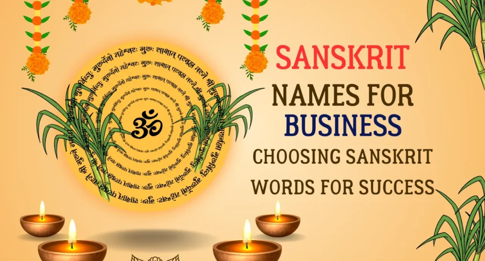 Sanskrit Names for Business